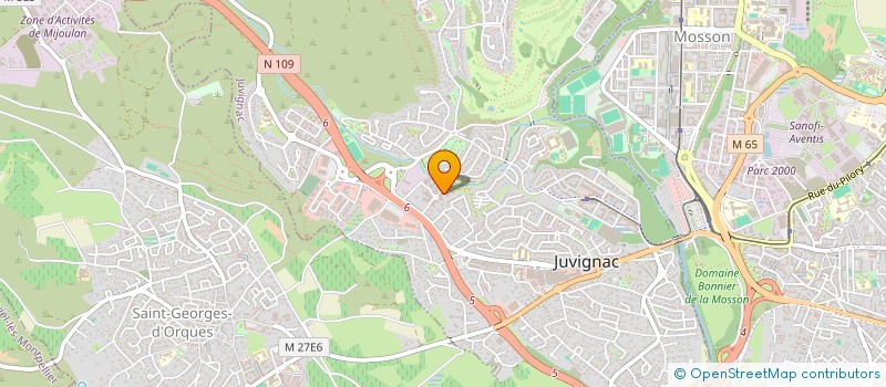 localisation de l'entreprise MADAME INES GOTTLIB-ZEH  JUVIGNAC