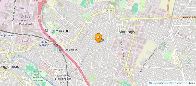 localisation de l'entreprise MADAME INES GOUIDER  MORANGIS