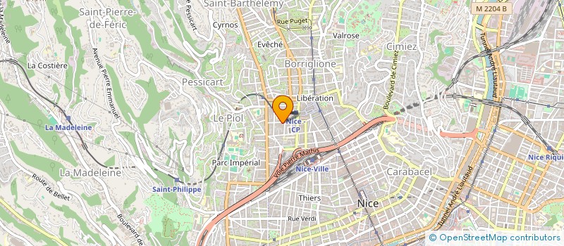 localisation de l'entreprise MADAME INES GOURAR à NICE