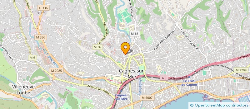 localisation de l'entreprise MADAME INES GRAGUEB CHATTI à CAGNES-SUR-MER