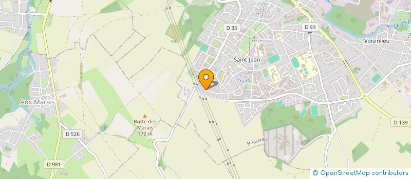 localisation de l'entreprise MADAME INES GUESMI  BEAUVAIS