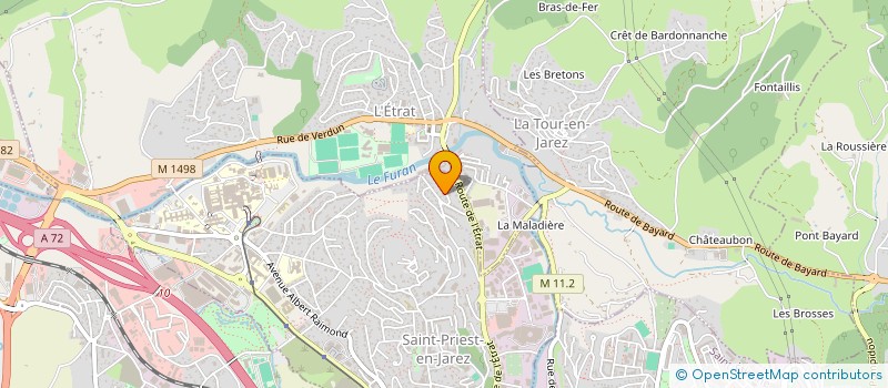 localisation de l'entreprise MADAME INES GUIRAO  SAINT-PRIEST-EN-JAREZ