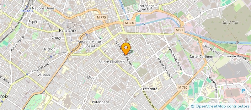 localisation de l'entreprise MADAME INES HADARA  ROUBAIX