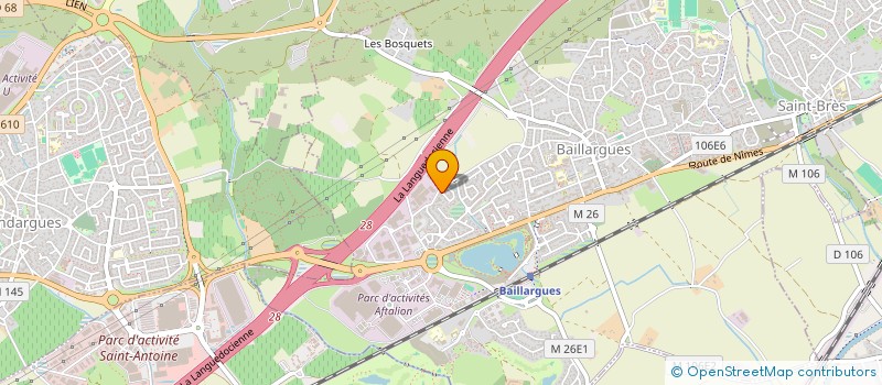 localisation de l'entreprise MADAME INES HADJ-HACENE à BAILLARGUES