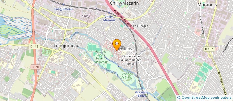 localisation de l'entreprise MADAME INES HAFI à CHILLY-MAZARIN