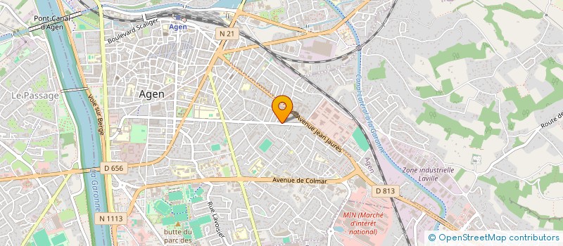 localisation de l'entreprise MADAME INES HAMAMA à AGEN