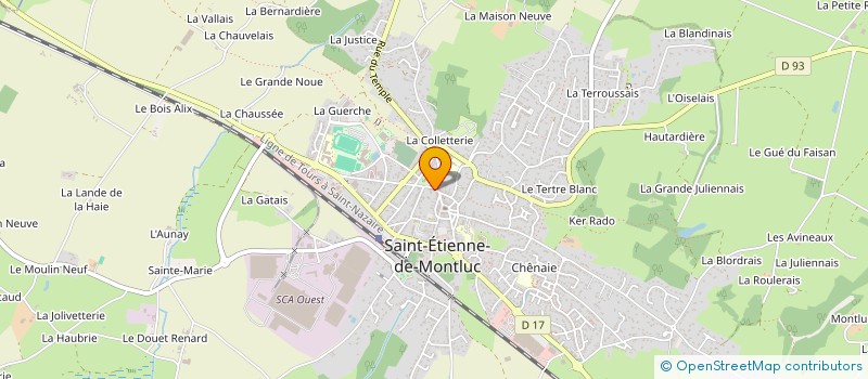 localisation de l'entreprise MADAME INES HAMEAU  SAINT-ETIENNE-DE-MONTLUC