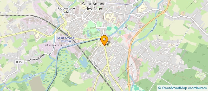 localisation de l'entreprise MADAME INES HAMMAMI  SAINT-AMAND-LES-EAUX