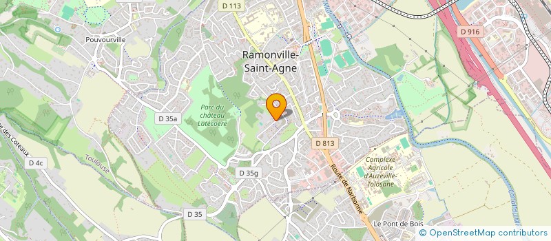 localisation de l'entreprise MADAME INES HAMOUCH à RAMONVILLE-SAINT-AGNE