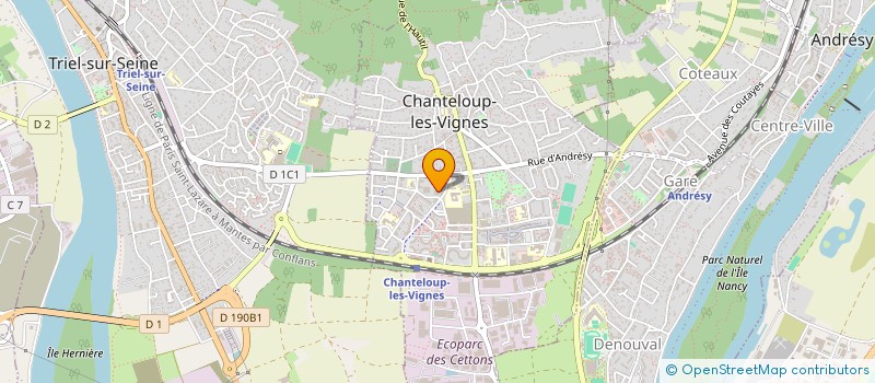 localisation de l'entreprise MADAME INES HAOUACHI  CHANTELOUP-LES-VIGNES