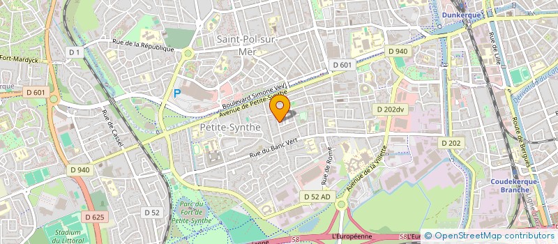 localisation de l'entreprise MADAME INES HASSANI à DUNKERQUE