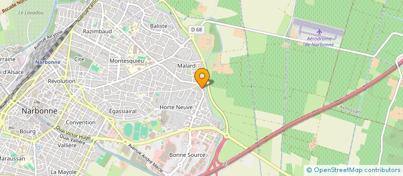 localisation de l'entreprise MADAME INES HEFDALLAH à NARBONNE