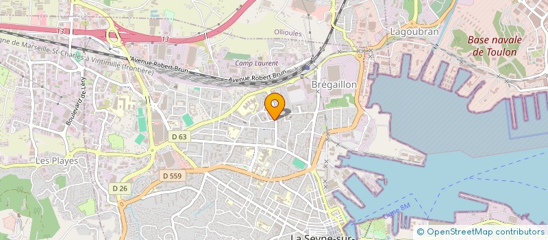 localisation de l'entreprise MADAME INES HELAL  LA SEYNE-SUR-MER