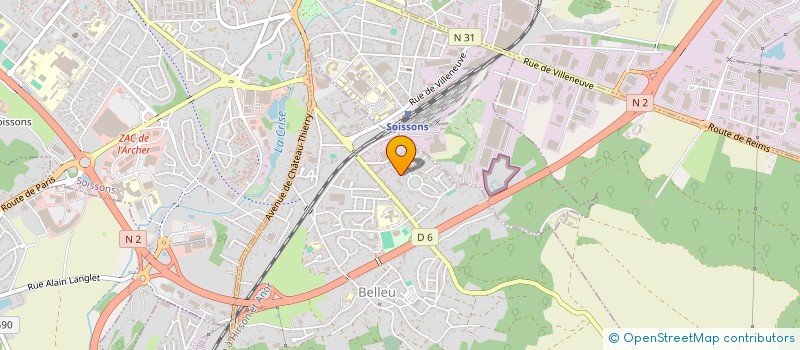 localisation de l'entreprise MADAME INES HERRAS  BELLEU