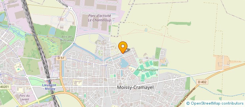 localisation de l'entreprise MADAME INES HILEM à MOISSY-CRAMAYEL
