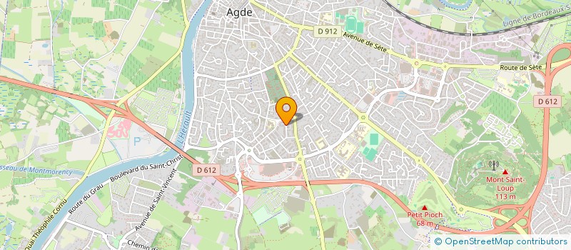 localisation de l'entreprise MADAME INES IBORRA  AGDE