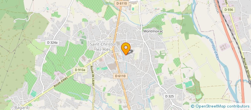 localisation de l'entreprise MADAME INES IKHIDER  SAINT-CHRISTOL-LEZ-ALES