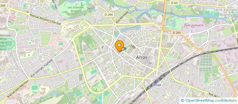 localisation de l'entreprise MADAME INES INES JALLALI à ARRAS