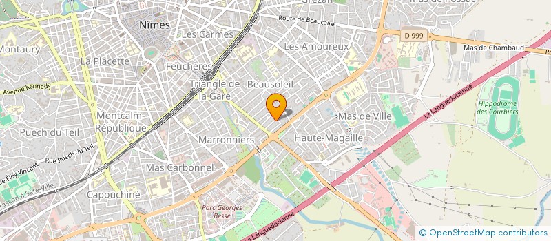 localisation de l'entreprise MADAME INES JALLET  NIMES