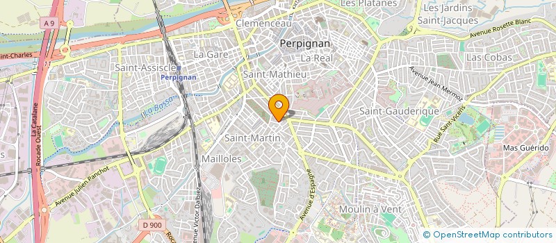 localisation de l'entreprise MADAME INES JOSA  PERPIGNAN