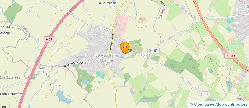 localisation de l'entreprise MADAME INES JUTARD à CHOLET