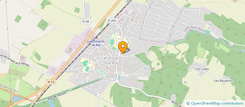 localisation de l'entreprise MADAME INES KANZARI  LES ESSARTS-LE-ROI