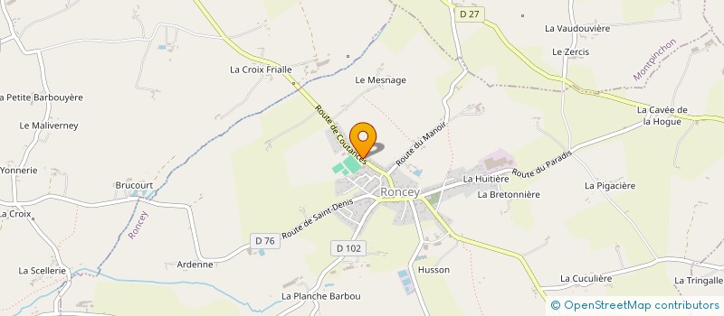 localisation de l'entreprise MADAME INES KASTNER  RONCEY