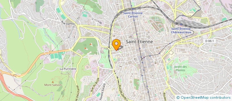 localisation de l'entreprise MADAME INES KHALFI à SAINT-ETIENNE