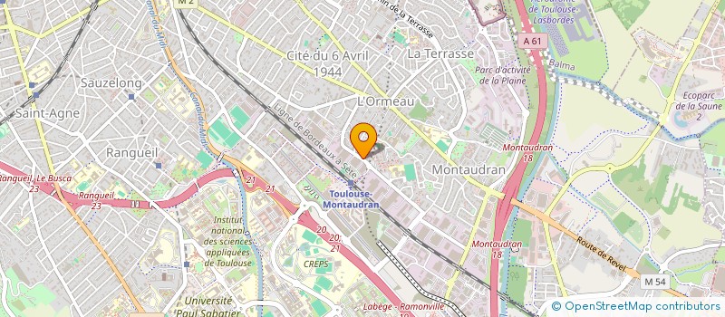 localisation de l'entreprise MADAME INES KHANFOUS à TOULOUSE