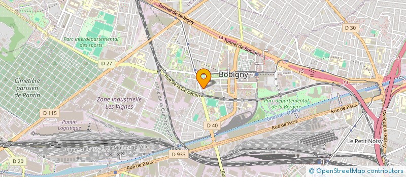 localisation de l'entreprise MADAME INES KHERIF à BOBIGNY