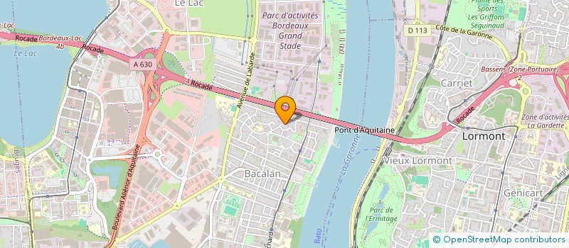 localisation de l'entreprise MADAME INES KHIAR  BORDEAUX