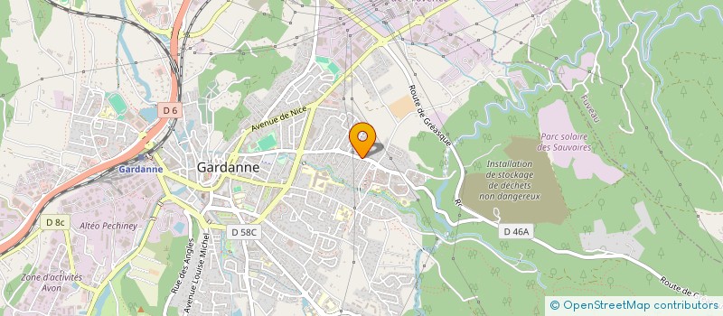 localisation de l'entreprise MADAME INES KOUSSA à GARDANNE