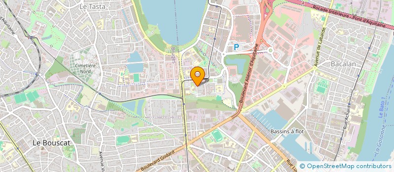 localisation de l'entreprise MADAME INES KUNDIMA  BORDEAUX