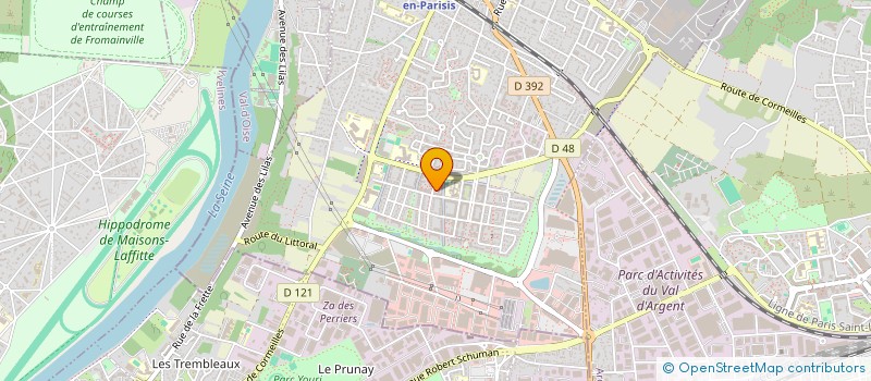 localisation de l'entreprise MADAME INES L'HOTE à CORMEILLES-EN-PARISIS