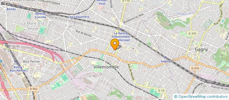 localisation de l'entreprise MADAME INES LAABIDI à VILLEMOMBLE