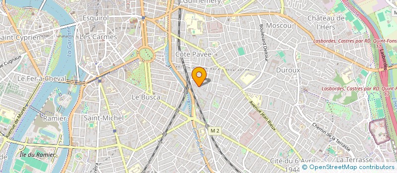 localisation de l'entreprise MADAME INES LABAT à TOULOUSE
