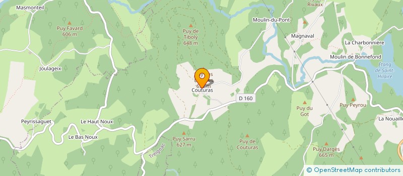 localisation de l'entreprise MADAME INES LAGARDE  SAINT-HILAIRE-LES-COURBES