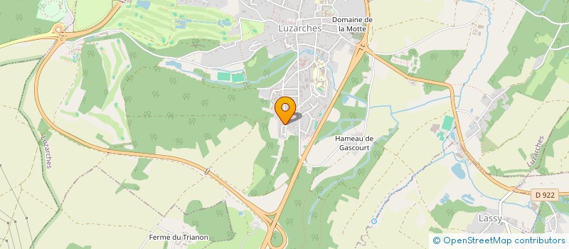 localisation de l'entreprise MADAME INES LAGHZAOUI  LUZARCHES