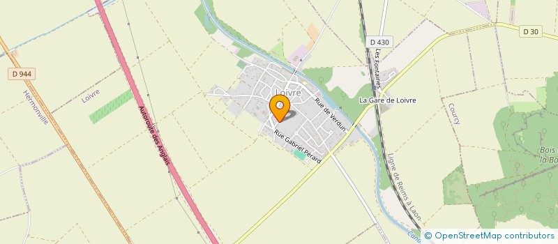 localisation de l'entreprise MADAME INES LAHMAR  LOIVRE