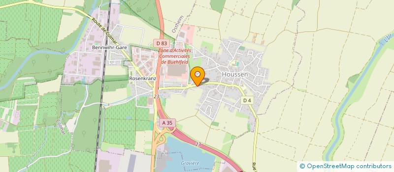 localisation de l'entreprise MADAME INES LAMBERT  HOUSSEN