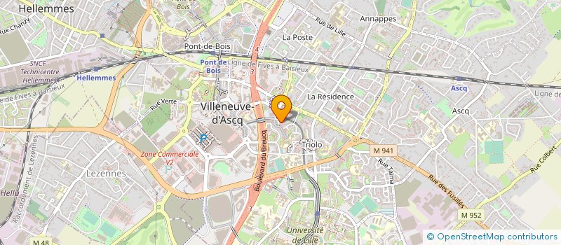 localisation de l'entreprise MADAME INES LAMRAOUI  VILLENEUVE-D'ASCQ