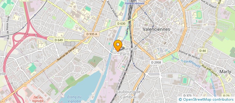 localisation de l'entreprise MADAME INES LASSIK à VALENCIENNES