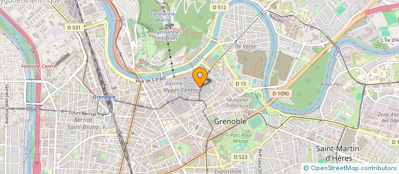 localisation de l'entreprise MADAME INES LAURENCEAU à GRENOBLE