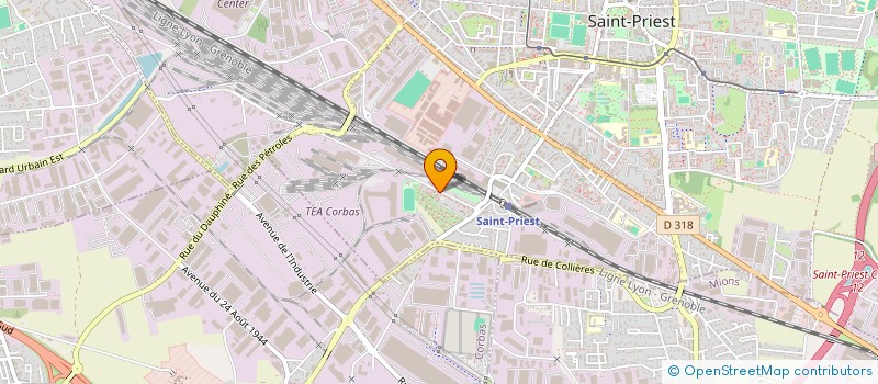 localisation de l'entreprise MADAME INES LAYOUNI  SAINT-PRIEST