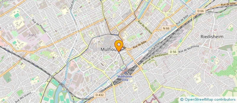 localisation de l'entreprise MADAME INES LAZIBI  MULHOUSE