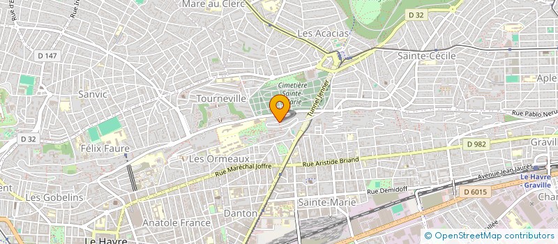 localisation de l'entreprise MADAME INES LEBOUC  LE HAVRE