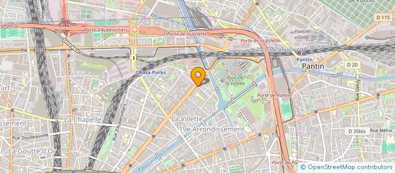 localisation de l'entreprise MADAME INES LEGENDRE  PARIS