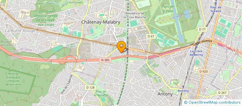 localisation de l'entreprise MADAME INES LIKENG  CHATENAY-MALABRY