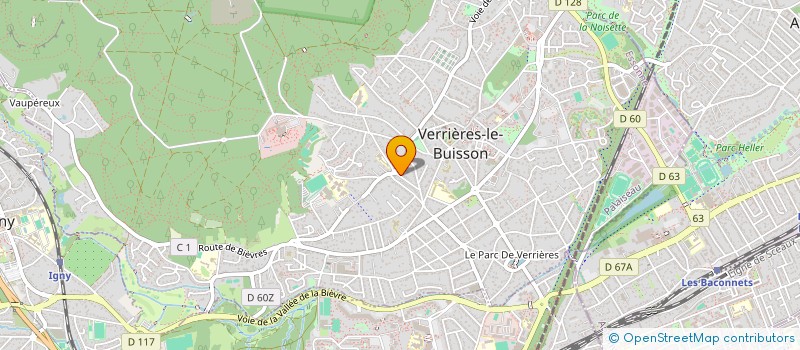 localisation de l'entreprise MADAME INES LLERENA DEL BLANCO à VERRIERES-LE-BUISSON