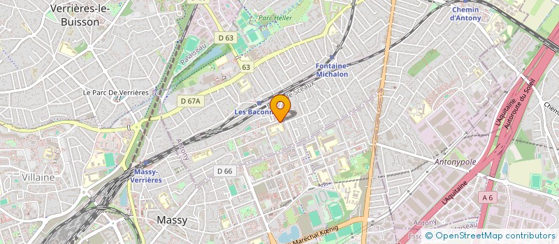 localisation de l'entreprise MADAME INES LODI à ANTONY